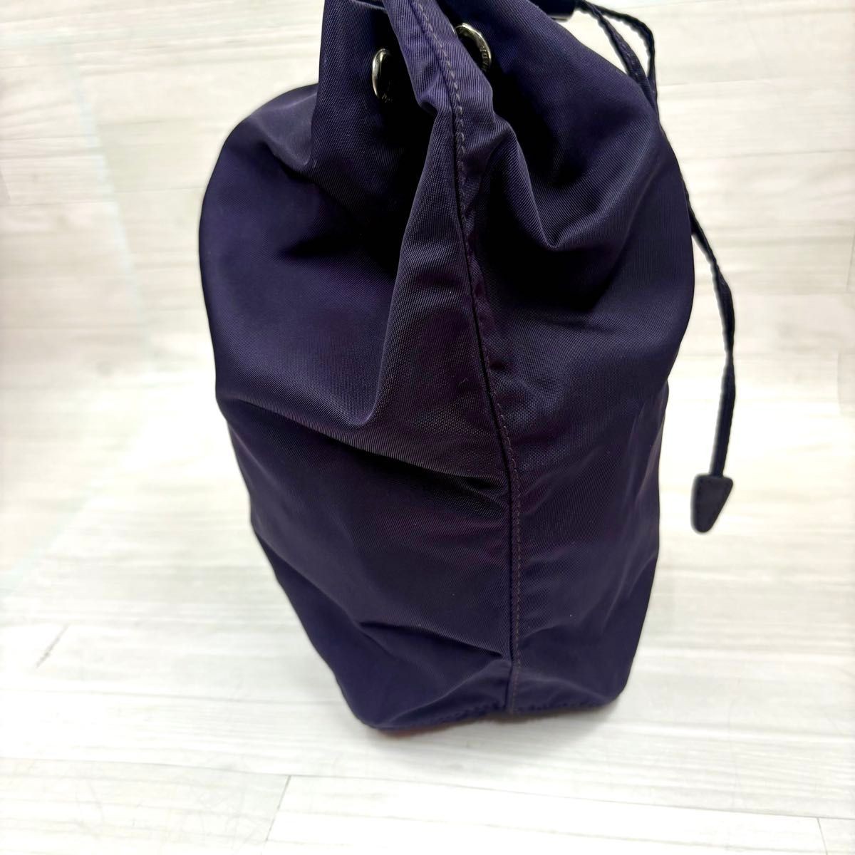 Condition PRADA Tessuto Nylon Drawstring Pouch Tr… - image 5