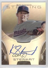 2013 Bowman Sterling Prospect Refractor 126/150 Kohl Stewart #BSAP-KS Auto 0l2