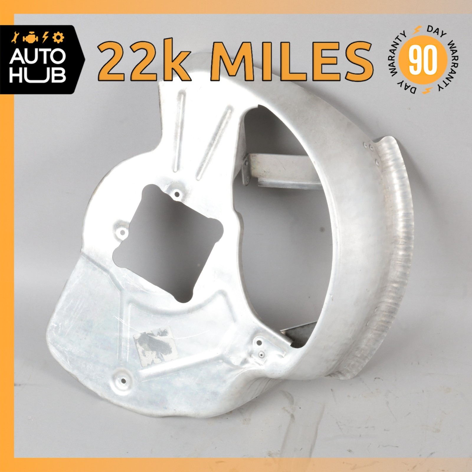 12-16 Aston Martin DB9 DBS Front Right Brake Dust Shield 8D332K004AC OEM 22k