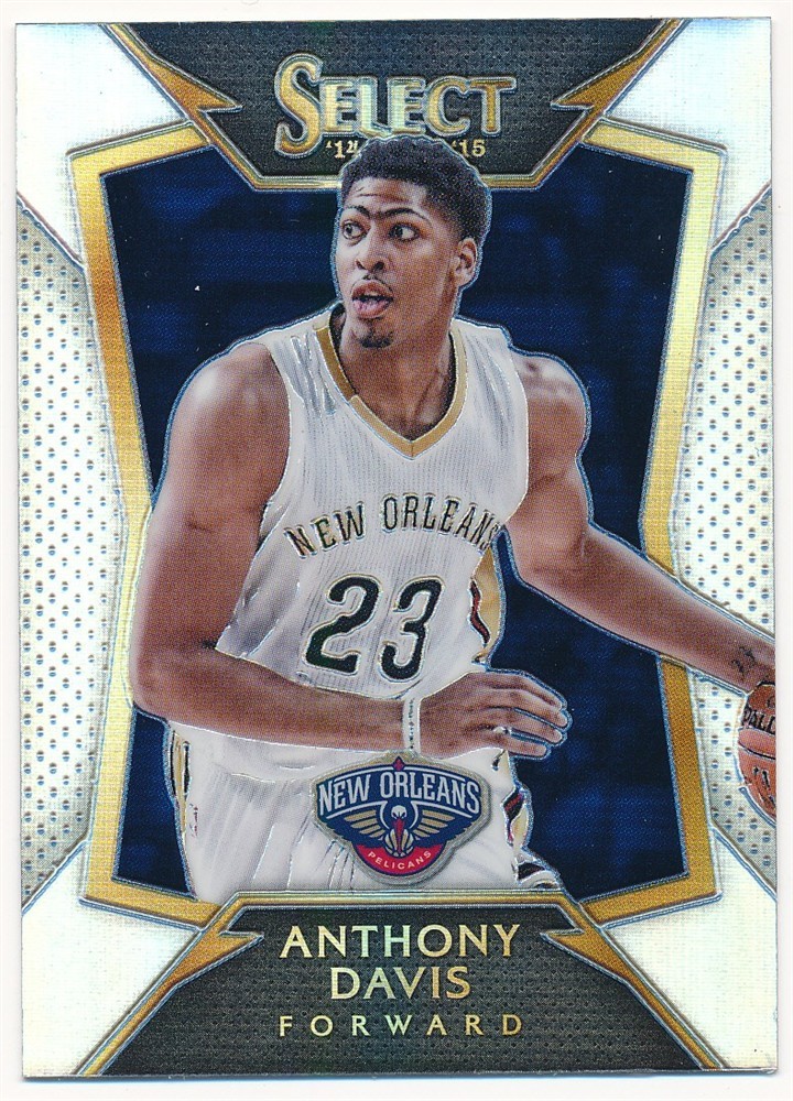 ANTHONY DAVIS 2014-15 SELECT PANINI PRIZM SILVER #15 PELICANS LAKERS MAVERICKS