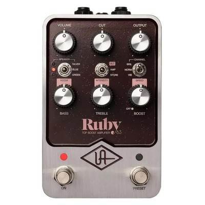 Universal Audio UAFX Ruby '63 Top Boost Amplifier Pedal (Demo / Open Box)