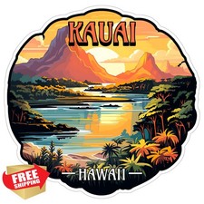 Kauai Hawaii 4 Inch Travel Souvenir City Destination Sticker