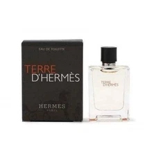 HERMES Terre dHermes Eau de Toilette Natural Spray for Men Mini Size 5mL