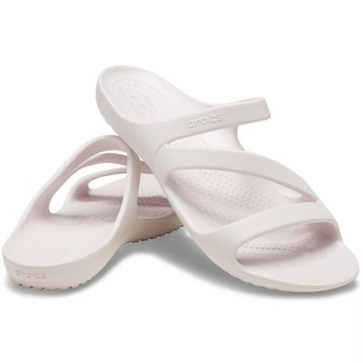 Crocs Kadee II Women s Strappy Slip On Sandal, Size 8, Barely Pink, Casual - NEW