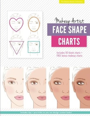 MAKEUP ARTIST FACE SHAPE CHARTS (THE BEAUTY STUDIO By Gina M Reyna **Excellent**