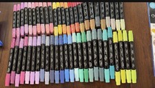Stampin Up Stampin Blends Alcohol Markers Lot 50-60 Colors Dual Tip Brush