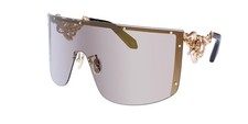 NEW ROBERTO CAVALLI SRC015 SUNGLASSES WOMENS ITALY GOLD WRAP 300G 0-0-0 METAL