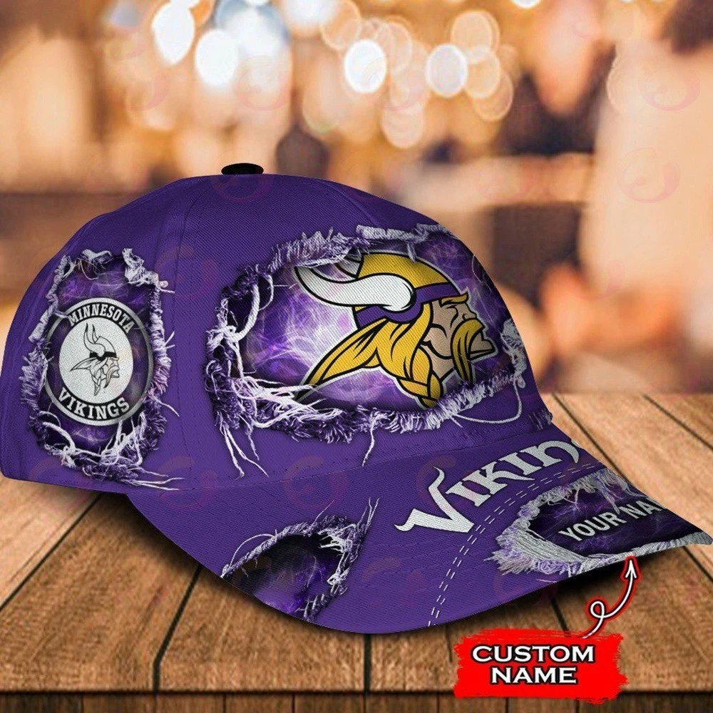 Personalized Minnesota Football Vikingss Team Classic Cap Gift For Husband Dad