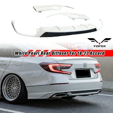 For Honda Accord 10th Gen 18-22 Yofer Rear Bumper Diffuser+Corner Apron Spats