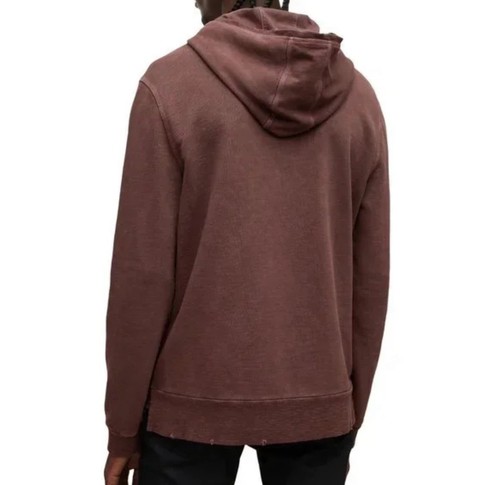 John Varvatos - Herren - Hoodie - Milford - XXL - French Terry - Merlot - Brandneu - Bild 5 von 6