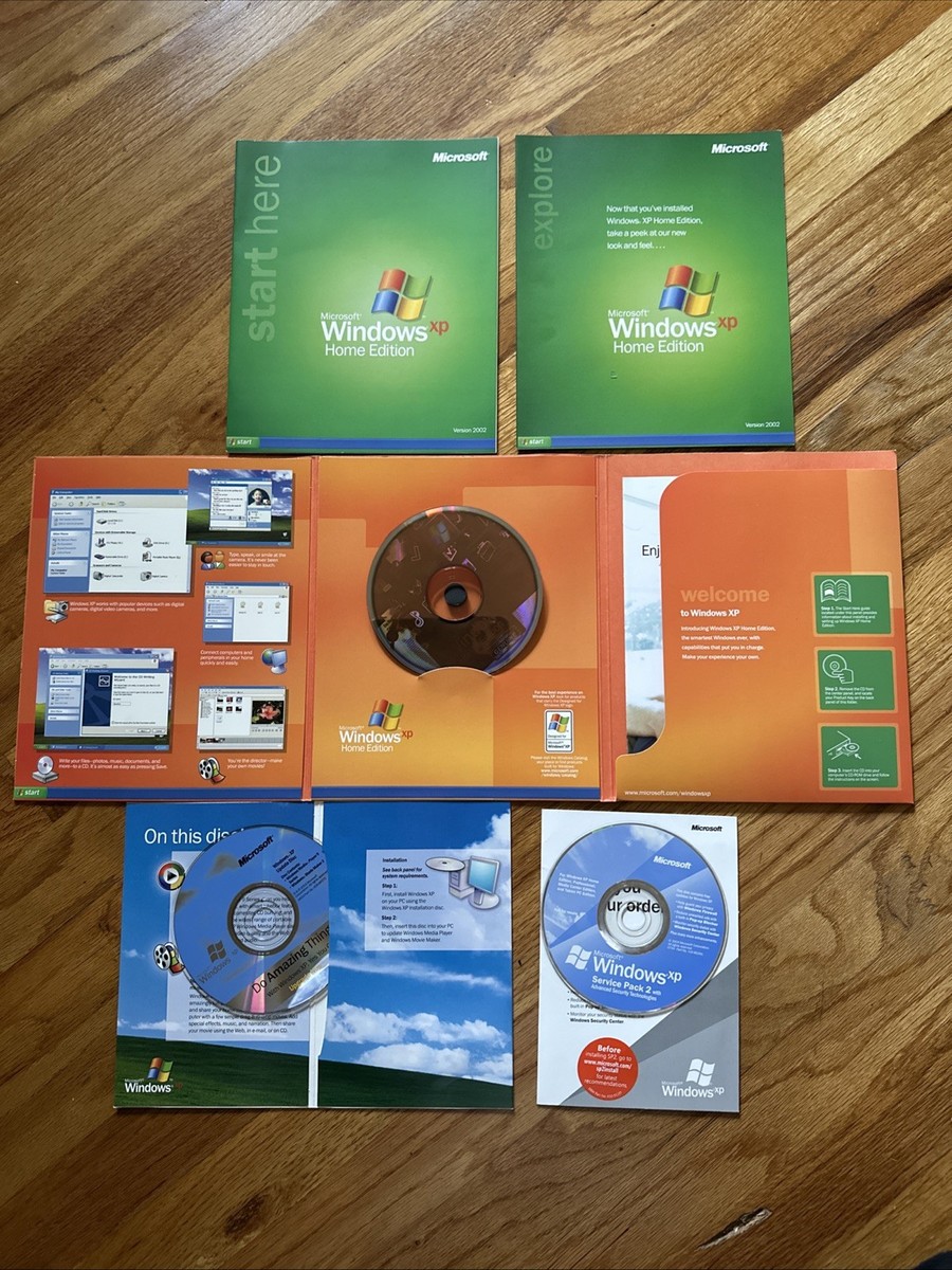 Microsoft XP Home Edition SP2 OEM 1 PC Full Version Windows N09