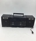 Vintage Sony CFS-W350 Boombox Radio Dual Cassette Recorder 5-Band EQ