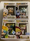 Lot of 7 One Piece and Naruto Funko Pops NIB