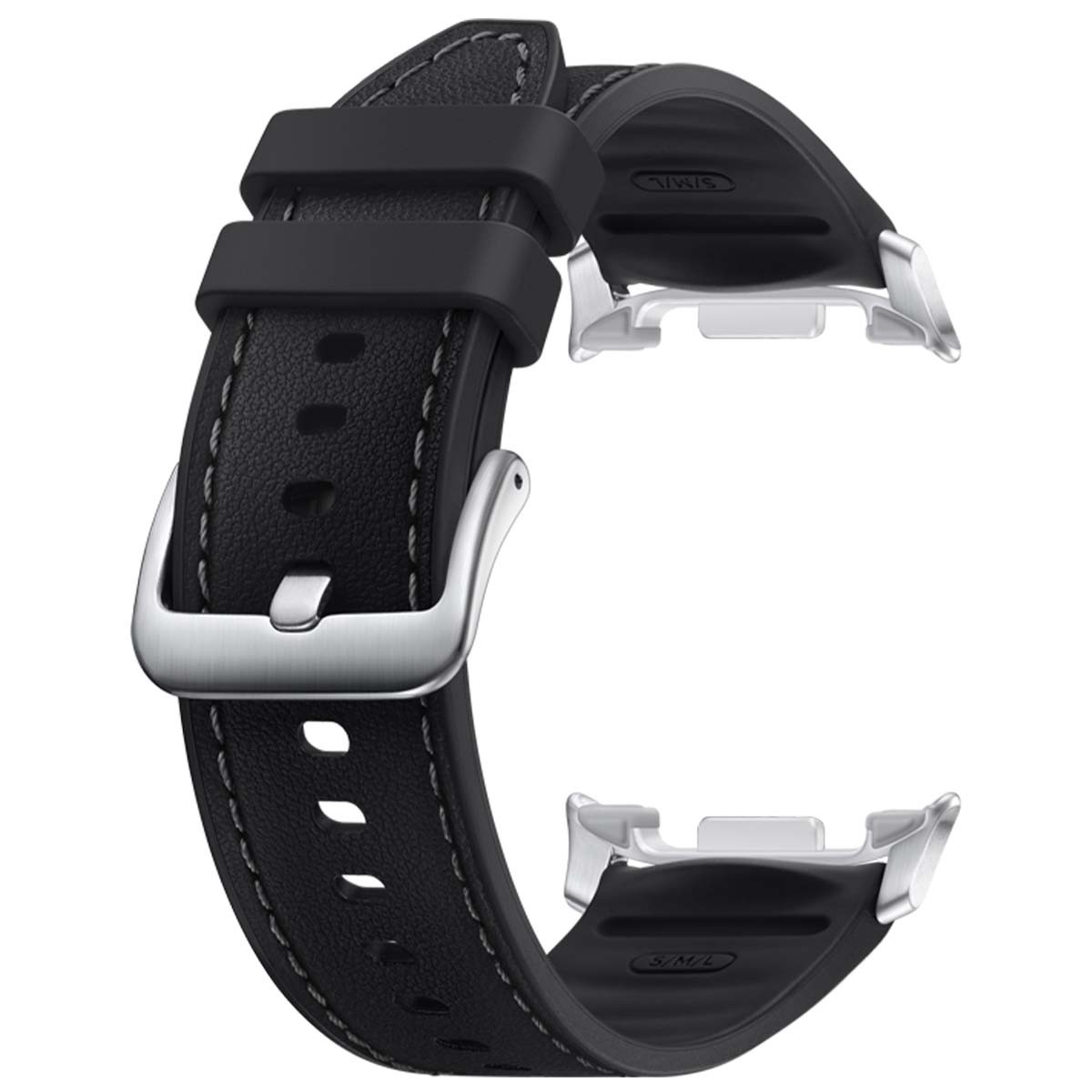 Bracelet Galaxy Watch 5 Cuir Hybride Anti-Sueur Ajustable Taille S/M