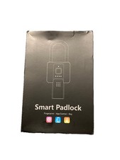 Smart Padlock, Fingerprint, App Control, Key.