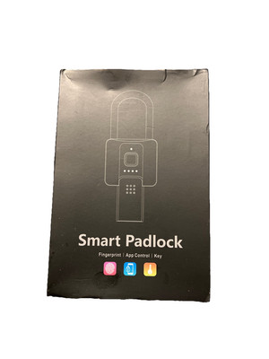  Smart Padlock, Fingerprint, App Control, Key.