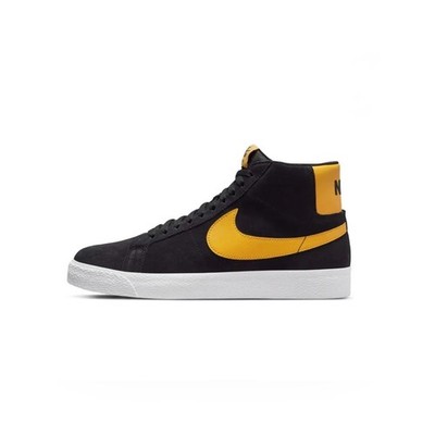 Nike SB Zoom Blazer Mid (Black University Gold) Skate Shoes 864349-009
