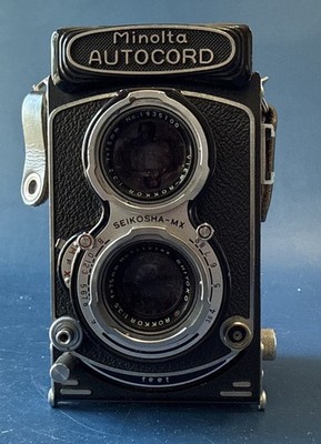 MINOLTA AUTOCORD 6x6 Medium Format Camera Rokkor 75mm F3.5 Lens