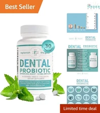 Dental Probiotic Tablets  Mint 30 Count Oral Health & Bad Breath