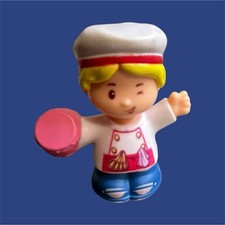 Fisher-Price Little People Pastelero Tia con Pastel Rosa