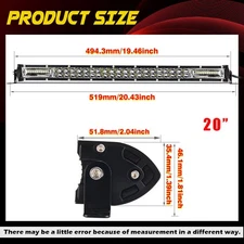 Yellow White 7/10/20/30/32/50inch LED Work Light Bar fit Jeep Wrangler JK TJ CJ