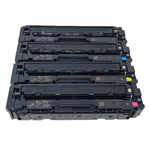 4PK Genuine HP 201A CF400A-CF403A Toner for LaserJet M277dw M277c6 M252dw M274n
