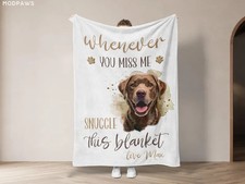 Custom Dog Memorial Blanket Personalized Pet Photo Gift
