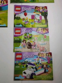 Lot of 20+ Lego Friends instruction manuals only(41444,41119,41118,41015 Missing