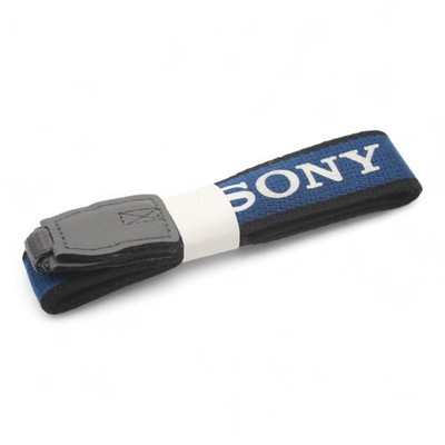 Sony Handycam Kameragurt carrying strap schmal narrow in Blau Schwarz universal 
