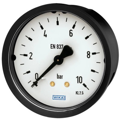 Wika - Rohrfedermanometer Rohrfedmano 111.16.063 CU 9081267 16bar 2Tlg psi G1/4B