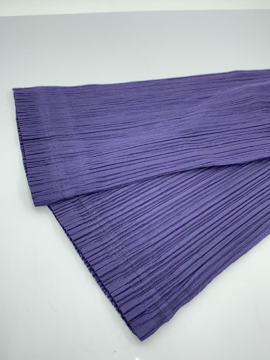 Pleats Please Issey Miyake Jacket/3/Polyester/Purple/Plain