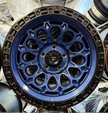 FIT JEEP WRANGLER GLADIATOR FT101 FITTPALDI WHEELS RIMS 17X9 BLACK LIP OFFROAD