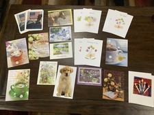 Mixed lot of 20 Greeting Cards Birthday, Get Well, Thinking Of You  Blanks