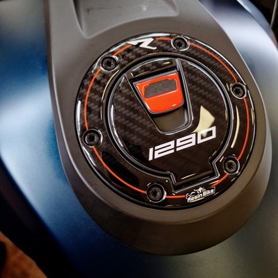 3D Aufkleber kompatibel mit KTM 1290 R Super Duke 2022-2023 Tankdeckel