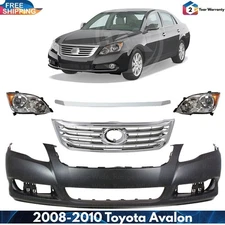 Front Bumper Cover Fascia & Grille Assembly Kit For 2008-2010 Toyota Avalon
