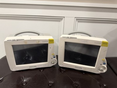 Lot of 2 Philips IntelliVue MP30 Touchscreen Patient Monitors ONLY