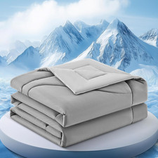 Cooling Comforter Queen Size, Double-Sided Cooling Blanket for Hot Sleepers  Ni