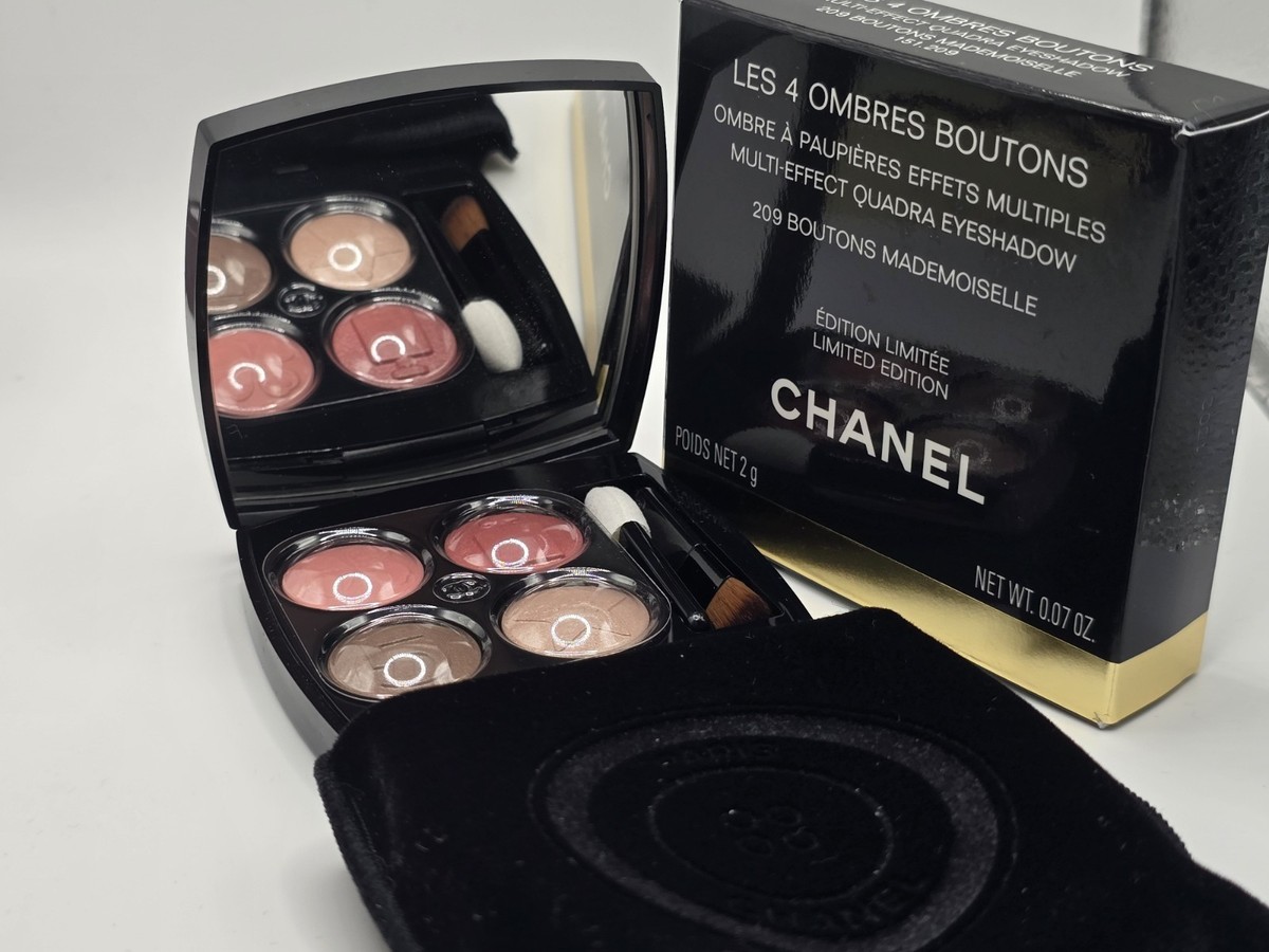 CHANEL LES 4 OMBRES BOUTONS 209 BOUTONS MADEMOISELLE EYESHADOW