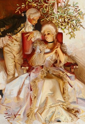 J. C. Leyendecker: The Courtship 22x30 Archival Quality Fine Art Print