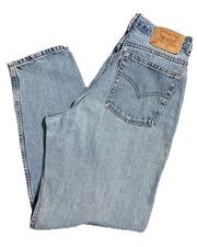 Vintage Levi  s 550 Relaxed Fit Women  s Denim Jeans Size 30/31 USA Made Tapered