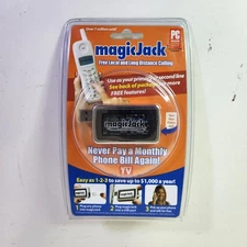 Magic Jack USB Phone Jack A921 Free Local & Long Distance Landline Phone Calls