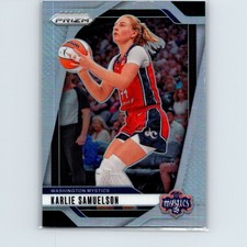 2024 Panini Prizm WNBA Karlie Samuelson #82 Silver Prizm Washington Mystics