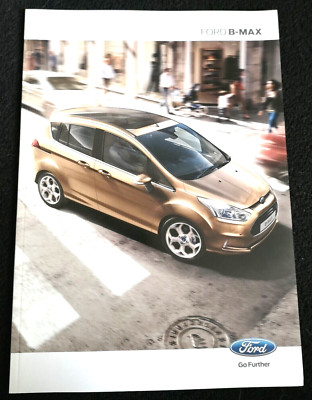 FORD B-MAX STUDIO, ZETEC, TITANIUM UK VERKAUFSPROSPEKT JULI 2012 NEU, ALTER BESTAND