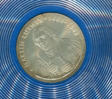 DDR 20 Mark 1983 Martin Luther mit Zertifikat + Ausfuhrgenemigung (M2932)