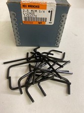 Image of Unbrako 2.5mm Hex Wrenches S/A Hexagonal Allen Key Short Arm