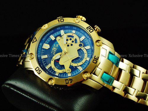 NUEVO CON ETIQUETAS INVICTA Para Hombre PRO Scuba DIVER 3.0 Cronógrafo Tono Dorado SS Reloj de Pulsera - Imagen 4 de 9