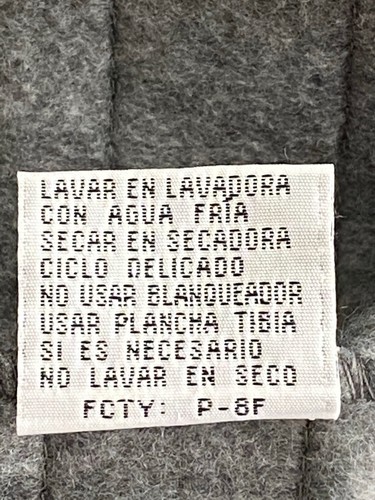 Hombres Talla L Chaqueta Gris por Bugle Boy Pullover Sudadera con Capucha Polar Tiras Reflectantes - Imagen 8 de 10