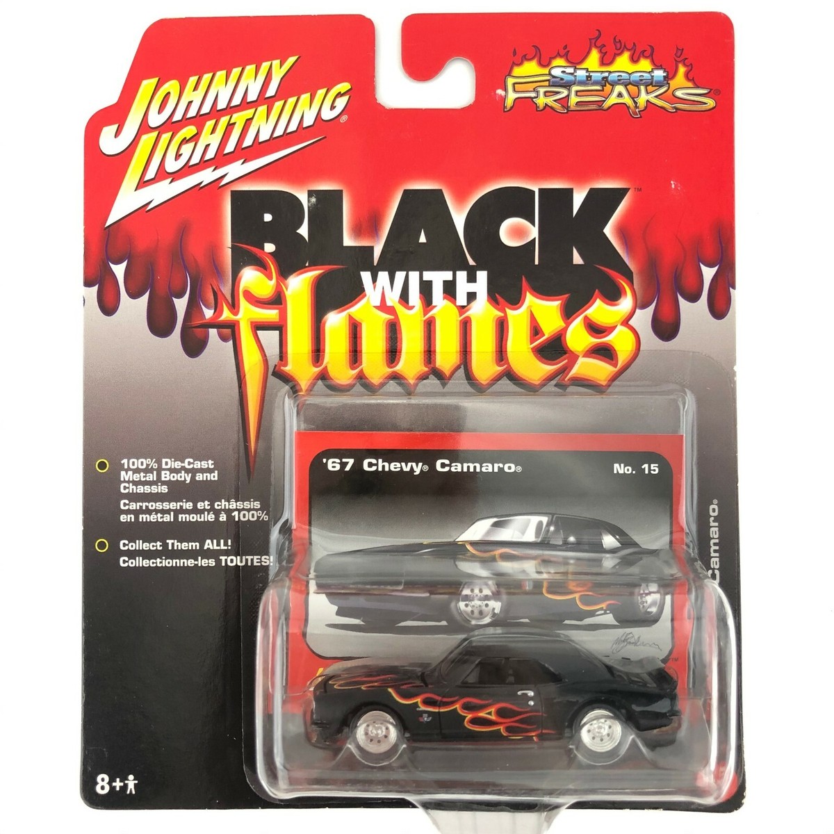 Johnny's - ブロッコリー Johnny Lightning Street Freaks 1967 67 Chevy Camaro SS Black