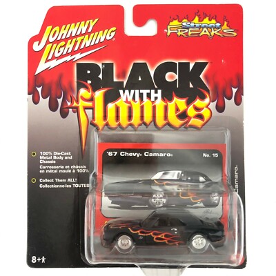 Johnny Lightning Street Freaks 1967 67 Chevy Camaro SS Black with