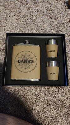 RARE Custom L Word Generation Q Season 1 Collectible Flask And Shot Glass Set